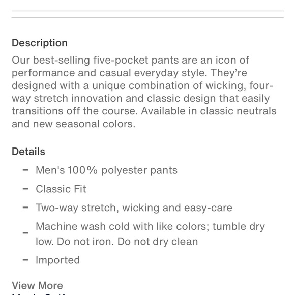 Peter Millar pants. - Picture 7 of 10